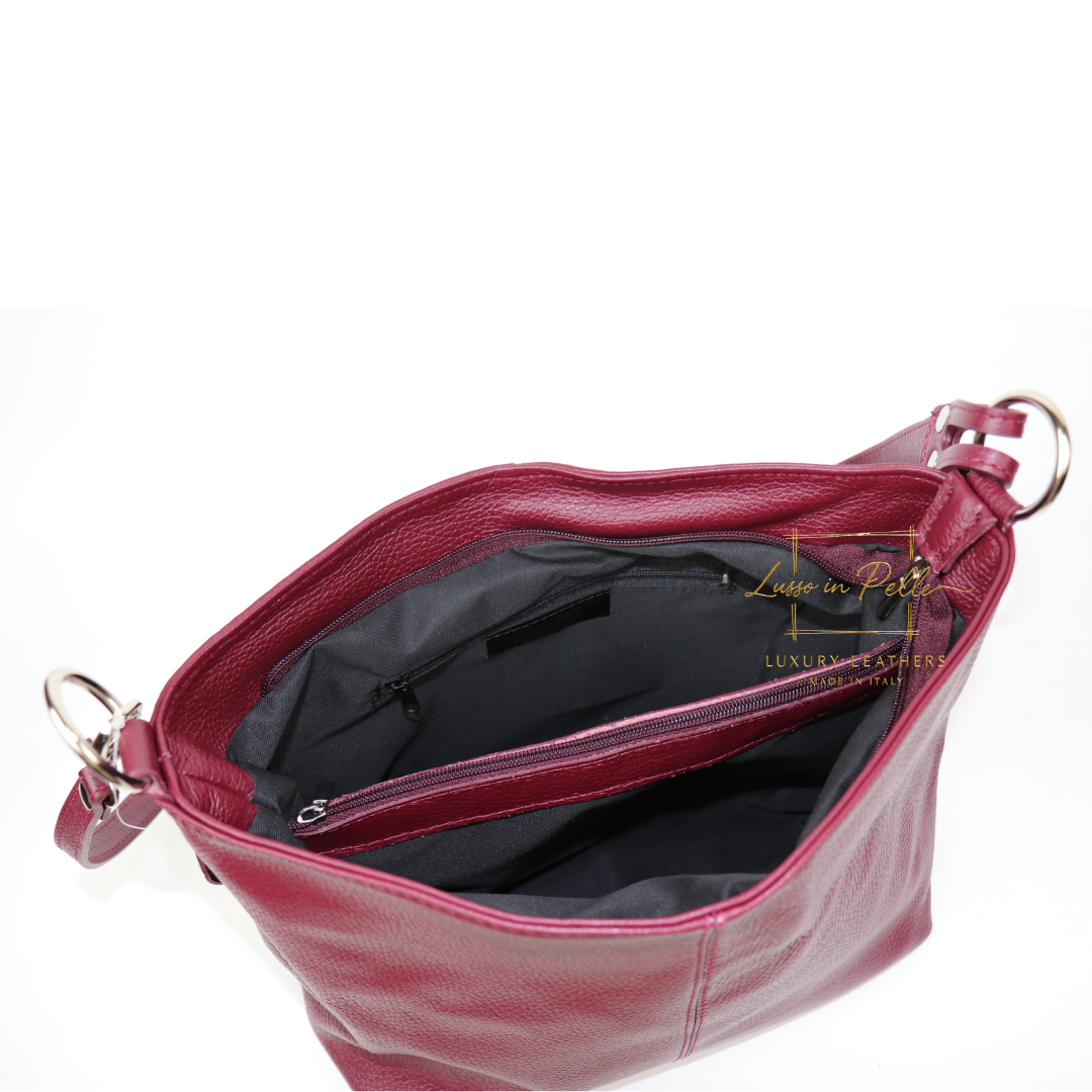 Luna Italian Leather Shoulder & Crossbody Bag