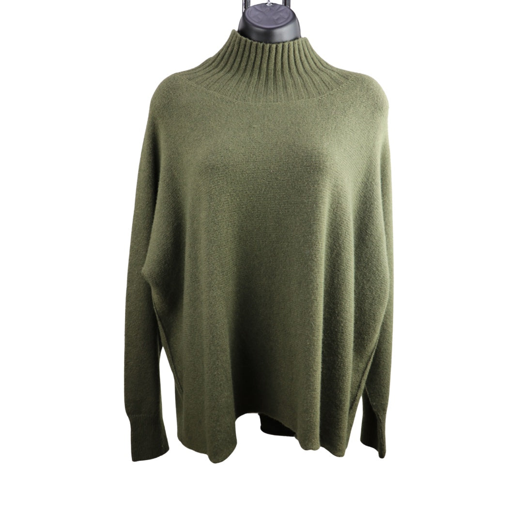 Boxy High Neck Sweater