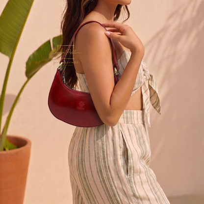 Small Structured Florence Shoulder Bag