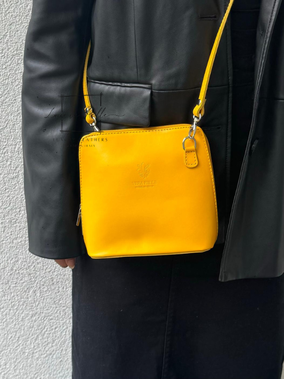 Ella Small Leather Crossbody Bag - Elegant Women's Handbag