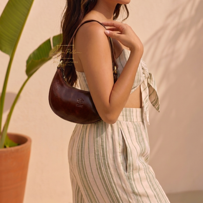 Small Structured Florence Shoulder Bag
