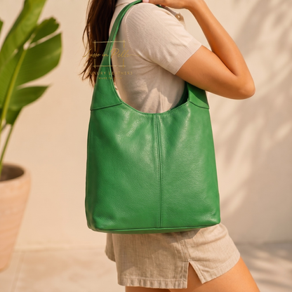 Cali Genuine Leather Hobo Bag Everyday Practical Leather Tote Bag