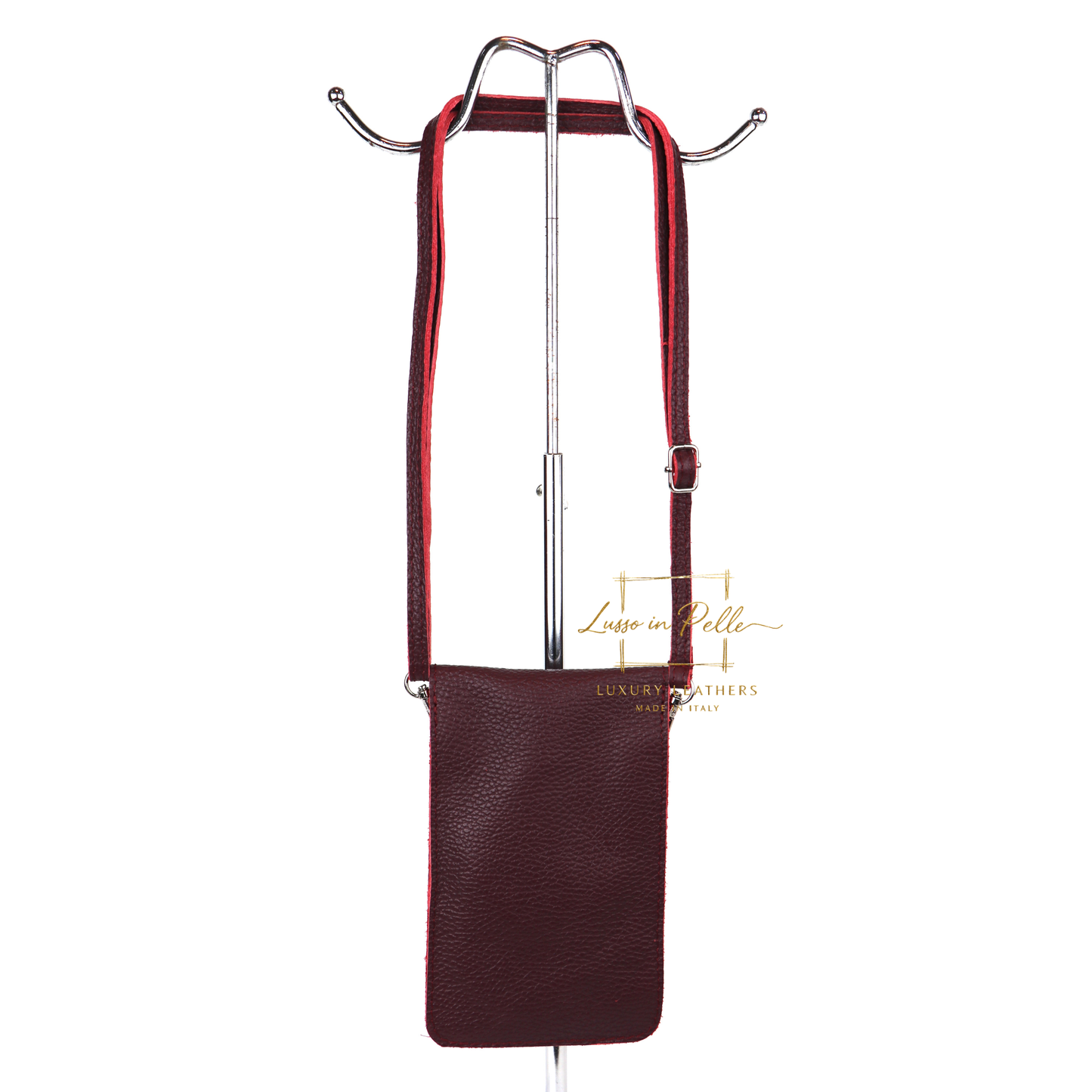 Minimalist Genuine Leather Crossbody Phone Bag