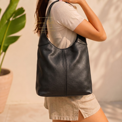 Cali Genuine Leather Hobo Bag Everyday Practical Leather Tote Bag
