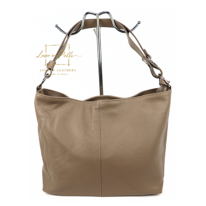Luna Italian Leather Shoulder & Crossbody Bag