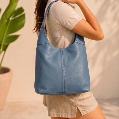 Cali Genuine Leather Hobo Bag Everyday Practical Leather Tote Bag