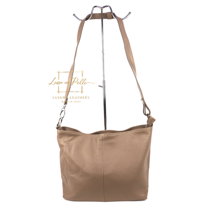 Luna Italian Leather Shoulder & Crossbody Bag