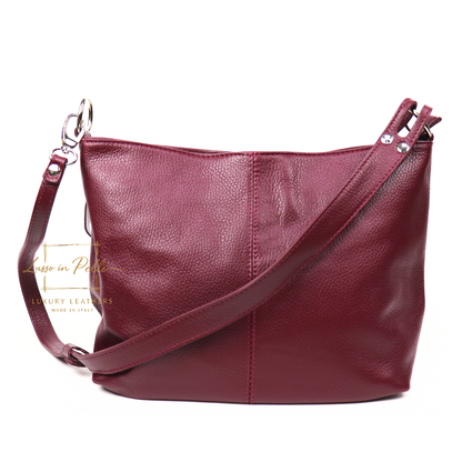 Luna Italian Leather Shoulder & Crossbody Bag