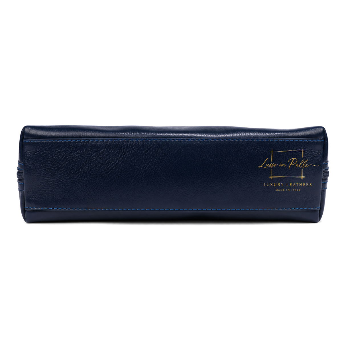 Buffered Leather Elongated Structured Florence Shoulder Bag
