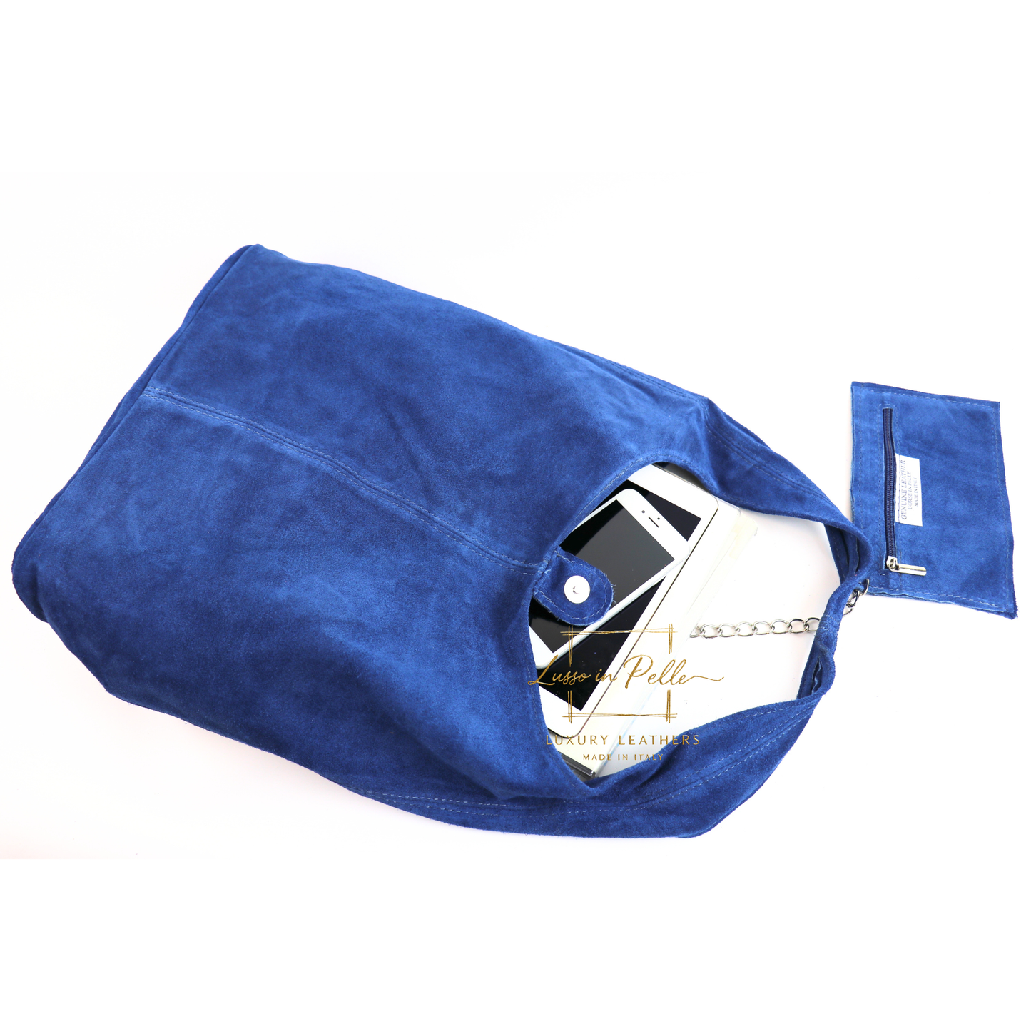 Cali Genuine Suede Hobo Slouchy Shoulder Bag