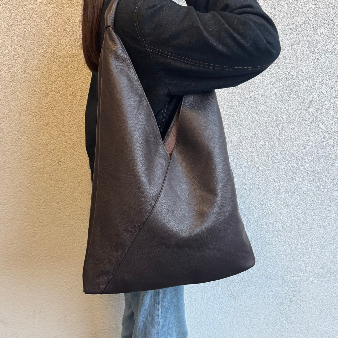 Genuine Leather Hobo Bag Everyday Practical Leather Tote Bag