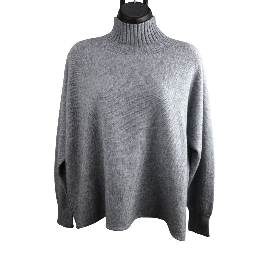 Boxy High Neck Sweater