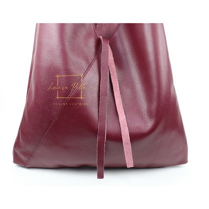 Genuine Leather Hobo Bag Everyday Practical Leather Tote Bag