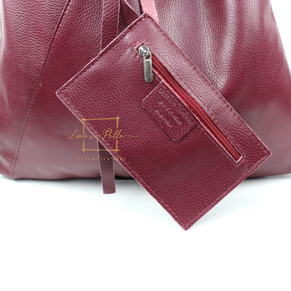 Genuine Leather Hobo Bag Everyday Practical Leather Tote Bag