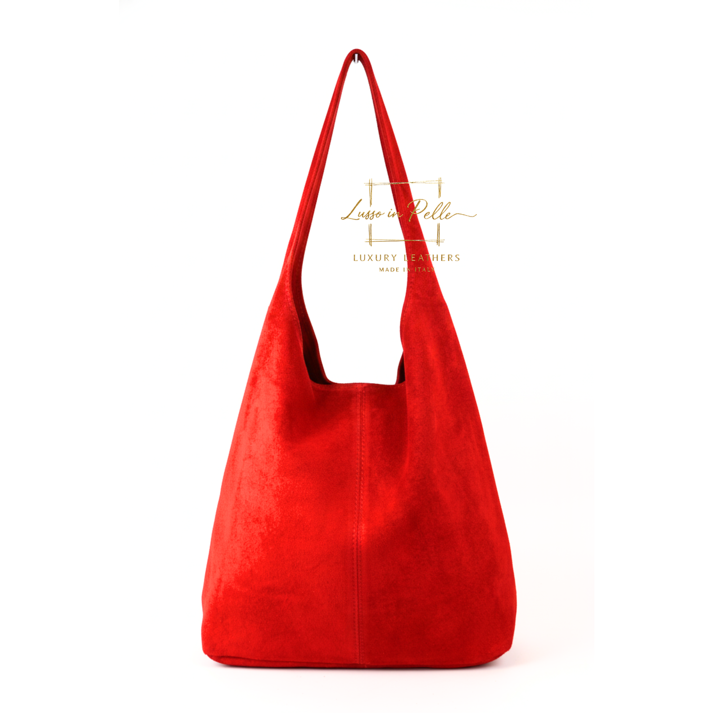 Cali Genuine Suede Hobo Slouchy Shoulder Bag