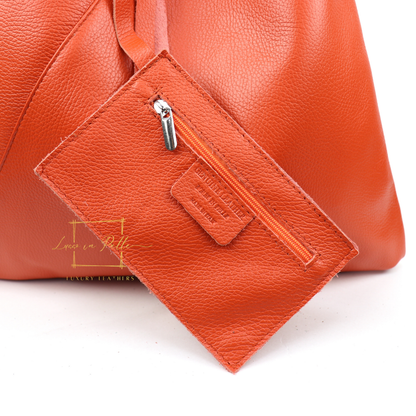 Genuine Leather Hobo Bag Everyday Practical Leather Tote Bag