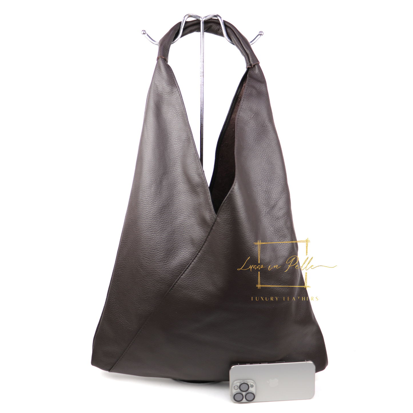 Genuine Leather Hobo Bag Everyday Practical Leather Tote Bag