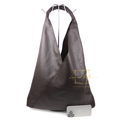 Genuine Leather Hobo Bag Everyday Practical Leather Tote Bag