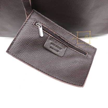 Genuine Leather Hobo Bag Everyday Practical Leather Tote Bag