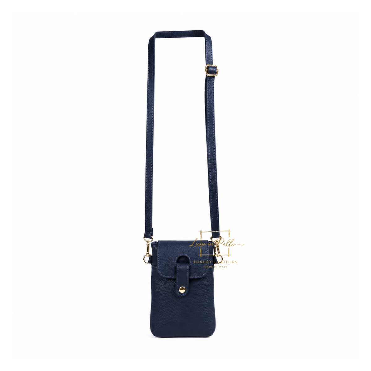 Genuine Leather Compact Phone Crossbody Bag