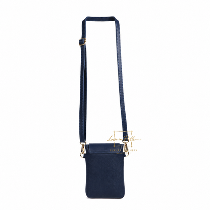 Genuine Leather Compact Phone Crossbody Bag