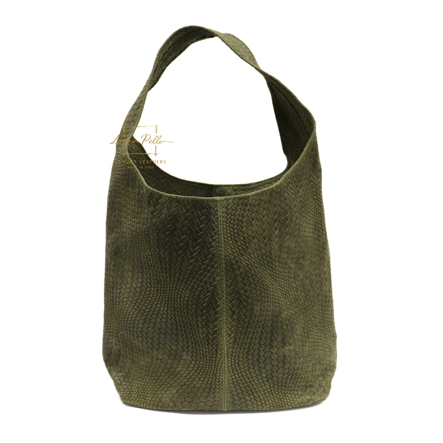 Aurora Quilted Suede Hobo Bag