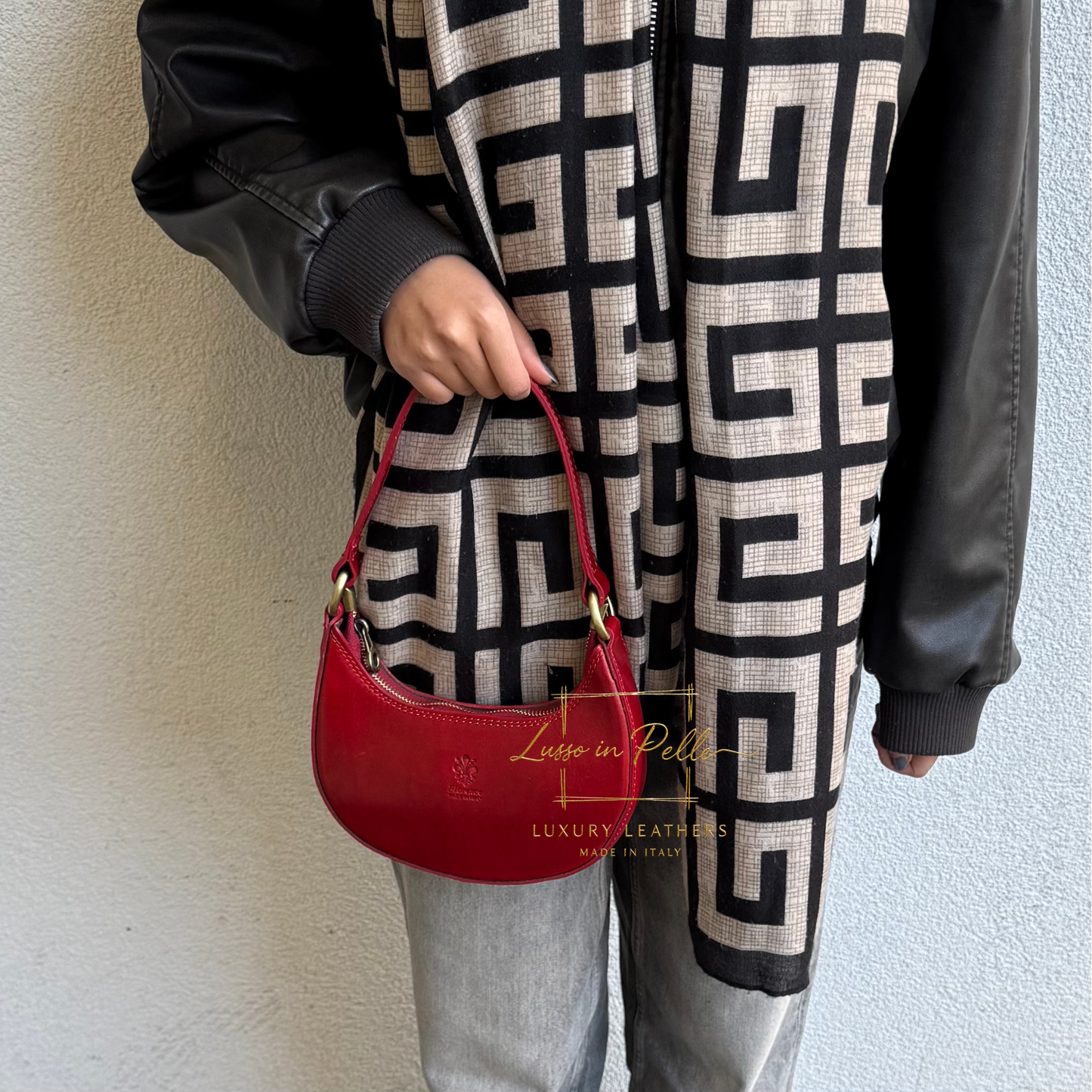 Small Structured Florence Shoulder Bag