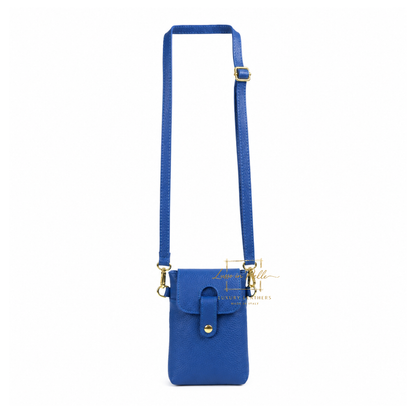 Genuine Leather Compact Phone Crossbody Bag