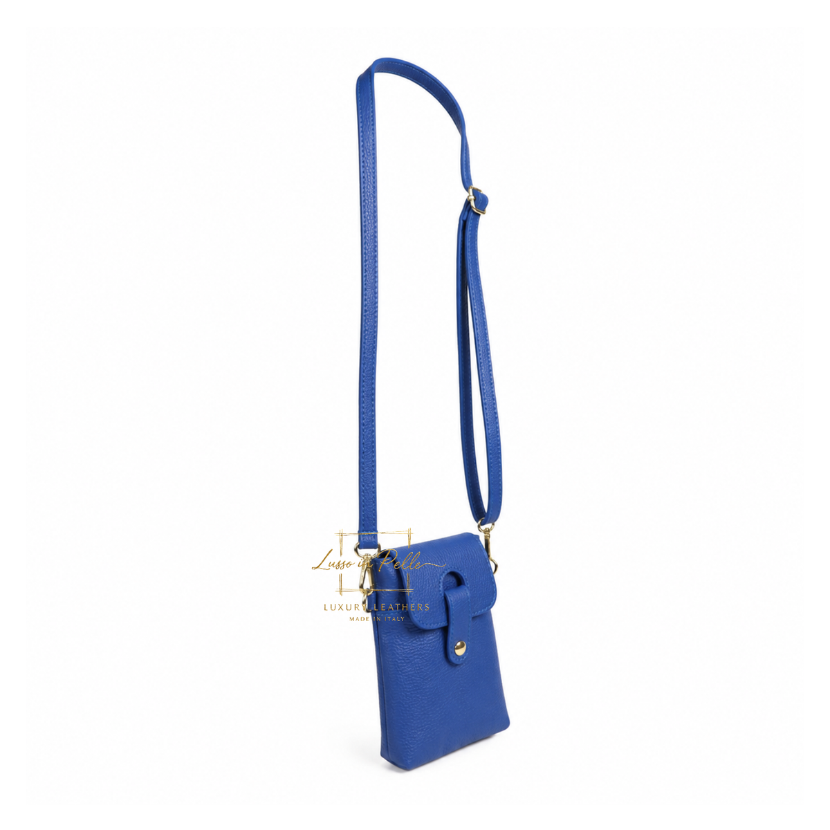 Genuine Leather Compact Phone Crossbody Bag