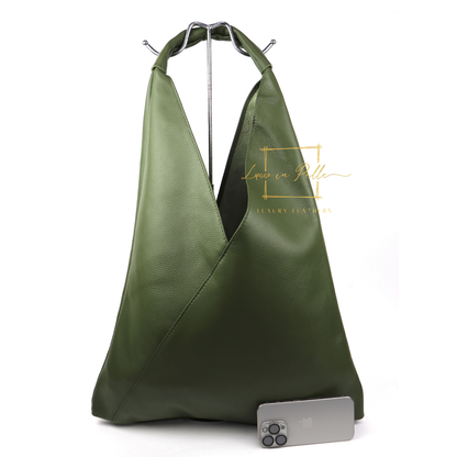 Genuine Leather Hobo Bag Everyday Practical Leather Tote Bag
