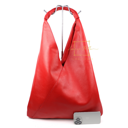 Genuine Leather Hobo Bag Everyday Practical Leather Tote Bag
