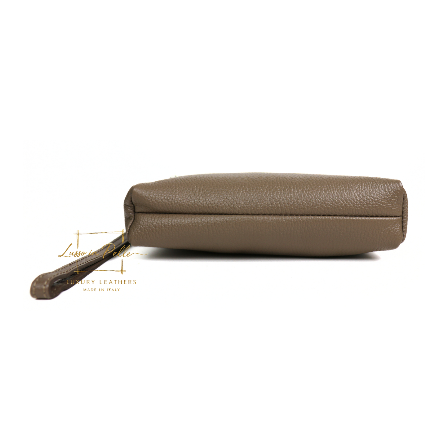 Italian Genuine Leather Multi Zip Crossbody Shoulder Bag
