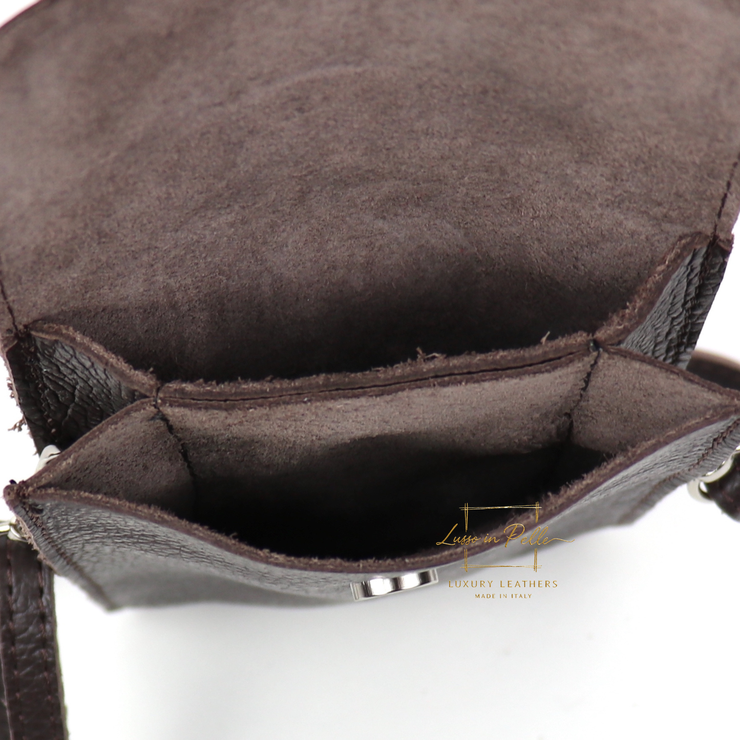 Minimalist Genuine Leather Crossbody Phone Bag