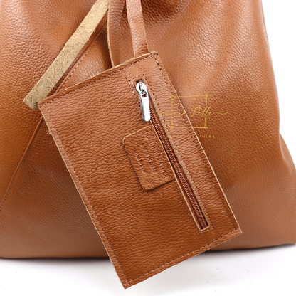 Genuine Leather Hobo Bag Everyday Practical Leather Tote Bag