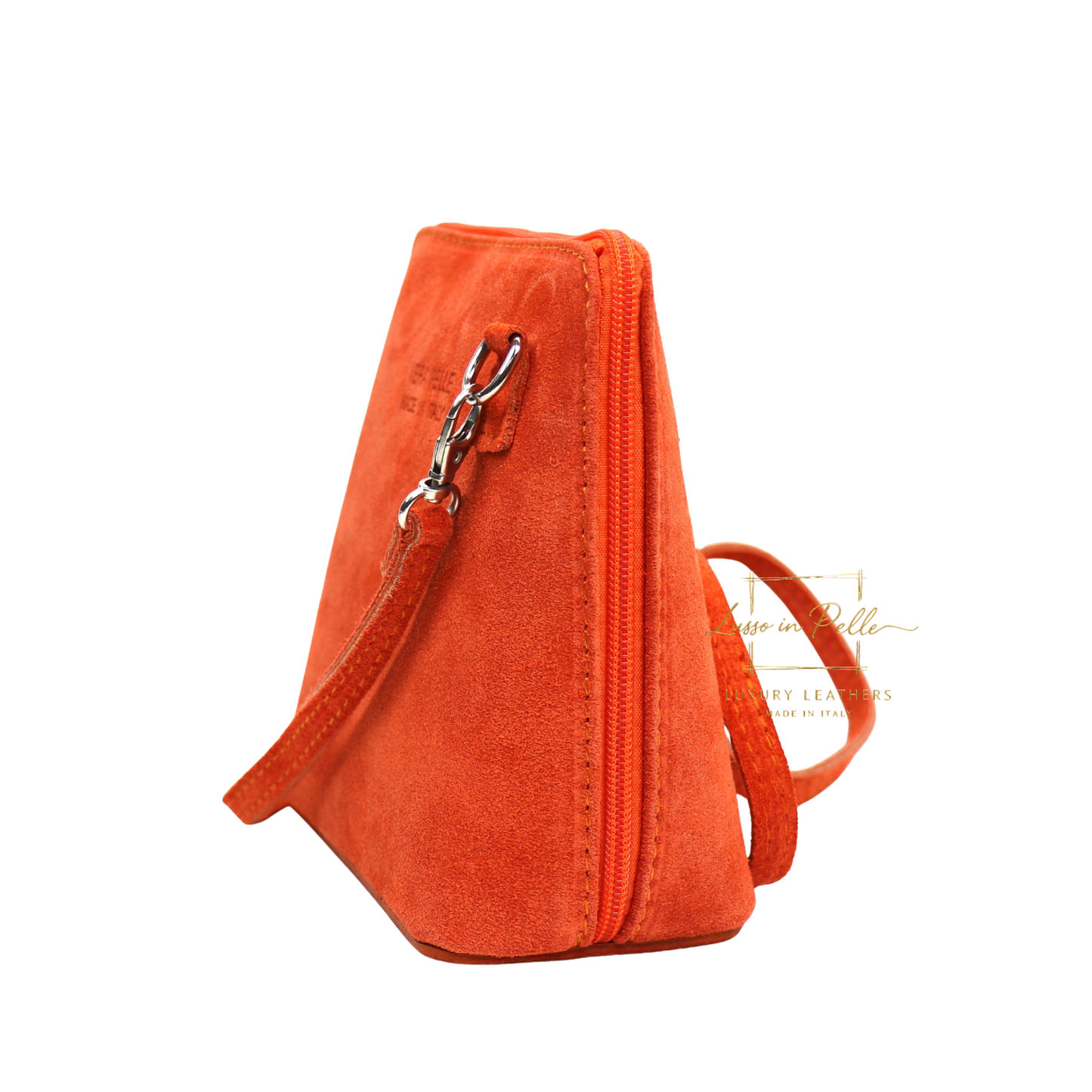 Ella Small Square Suede Crossbody Bag with Detachable Straps