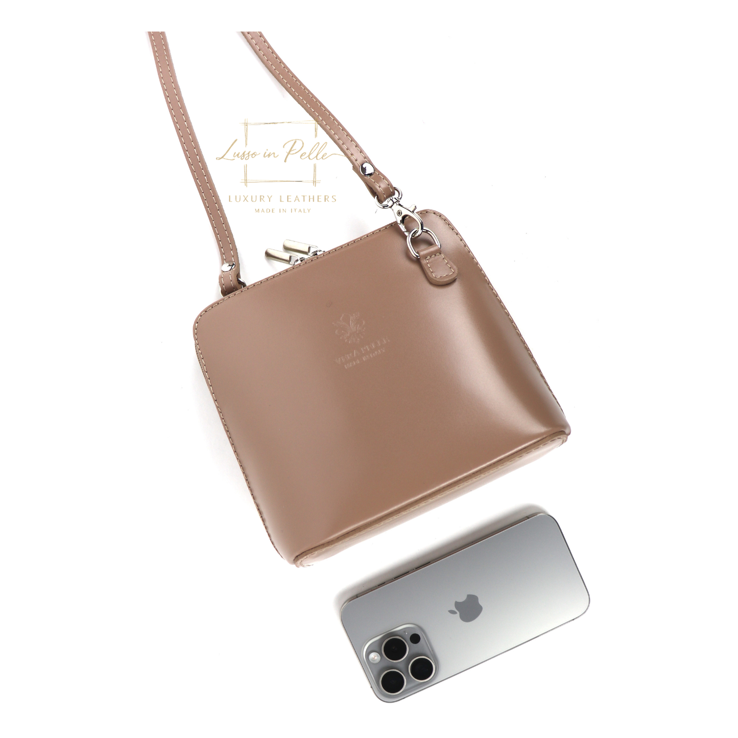 Ella Small Leather Crossbody Bag - Elegant Women's Handbag