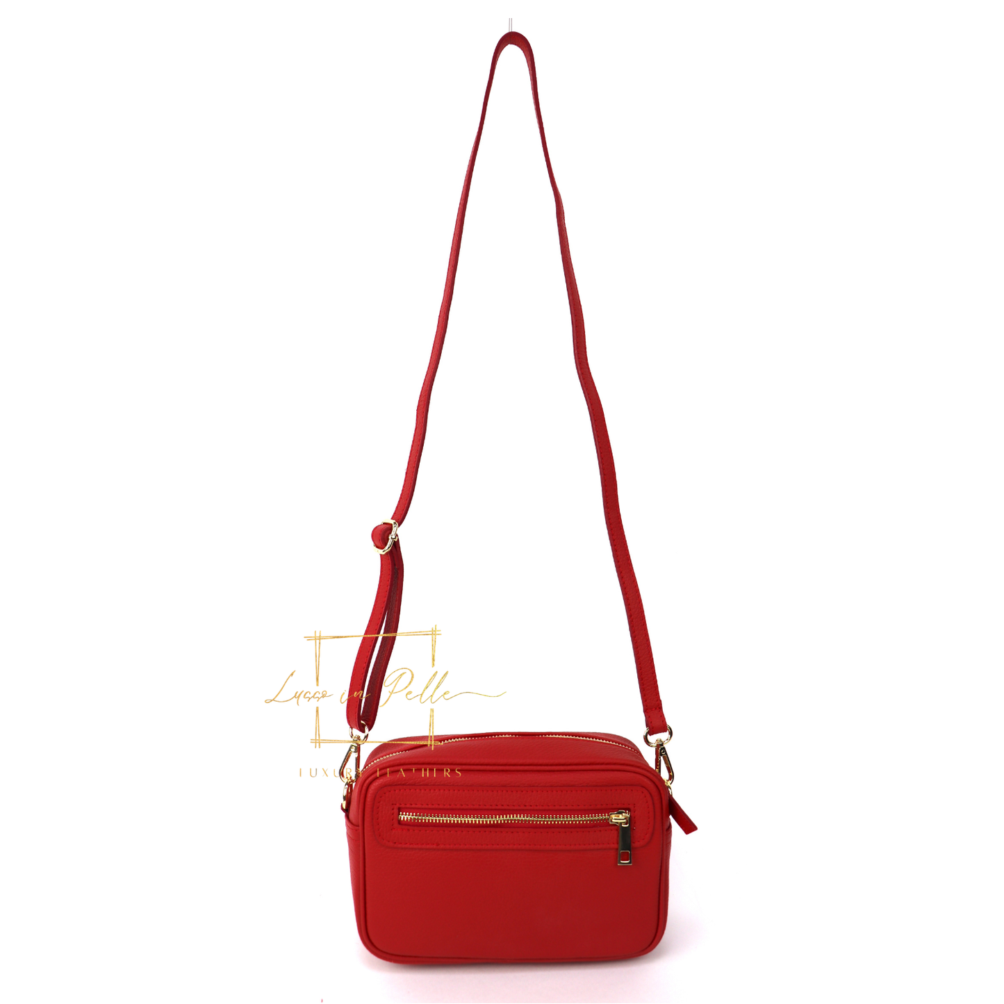 Bella Genuine Italian Pebbled Leather Box Bag