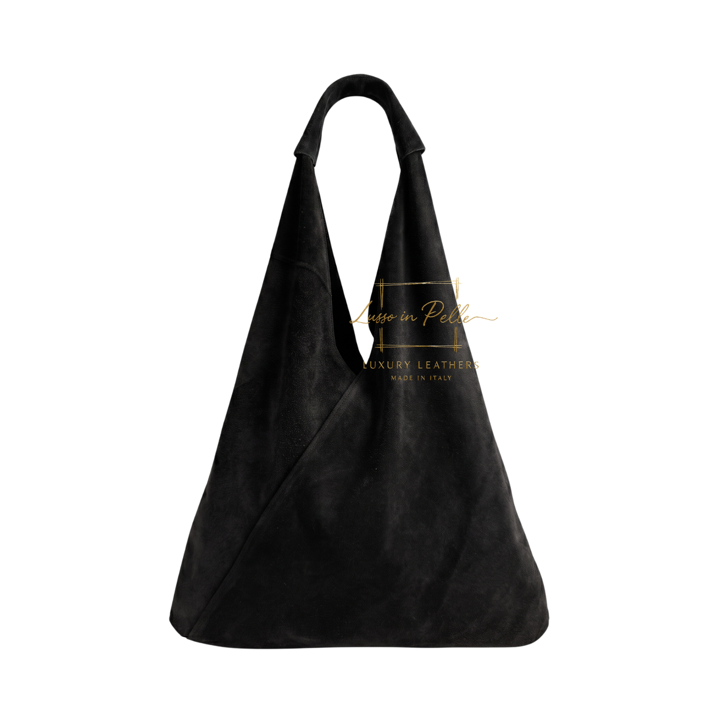 Genuine Suede Hobo Shoulder Bag with Matching Coin Pouch