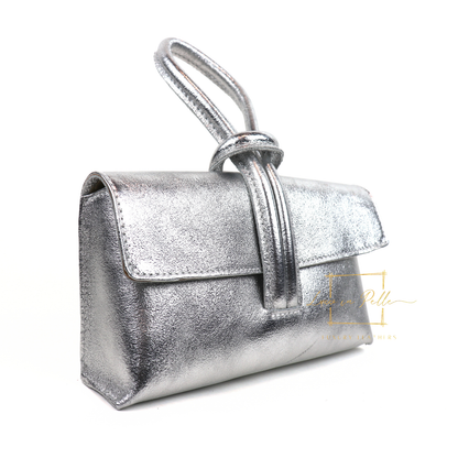 Rose Italian Versatile Leather Bag - Wrist Bag - Clutch Bag