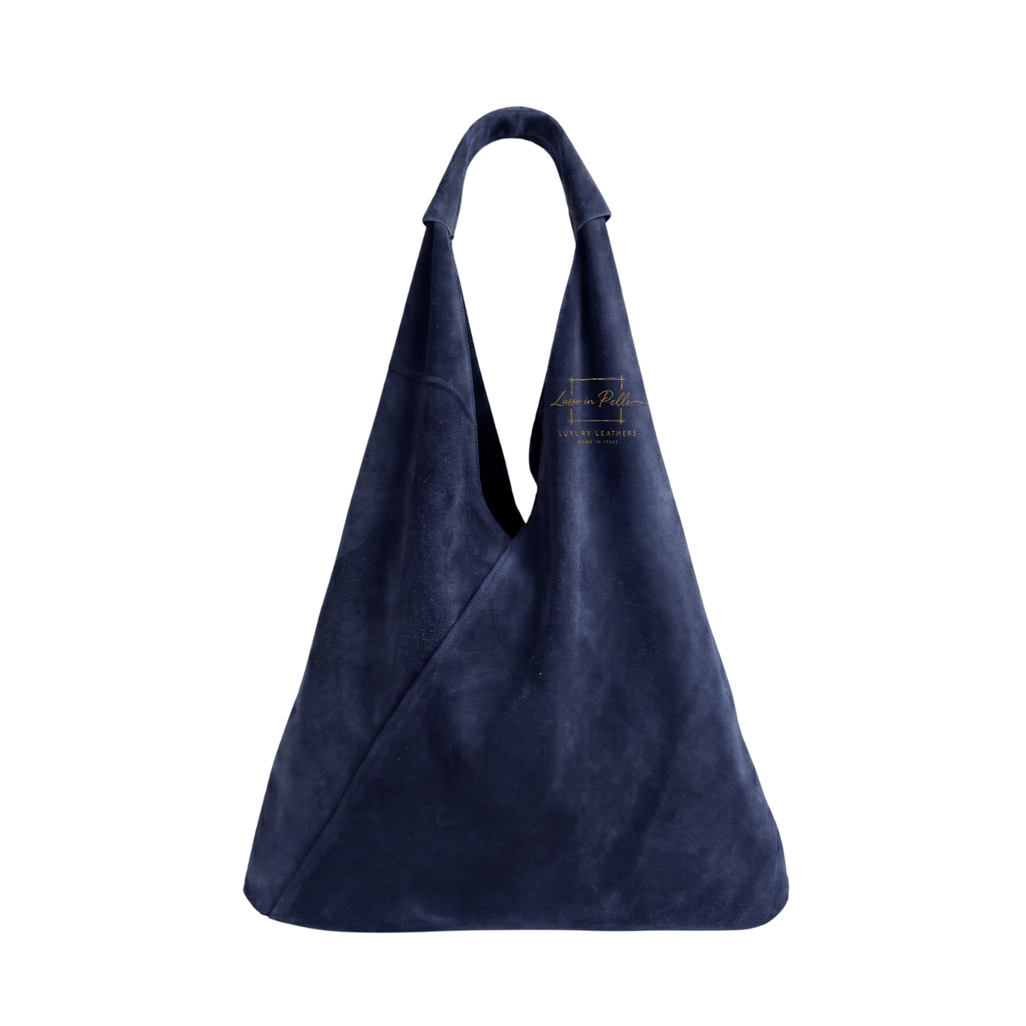 Genuine Suede Hobo Shoulder Bag with Matching Coin Pouch