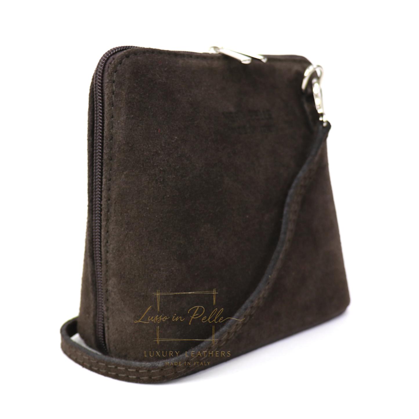 Ella Small Square Suede Crossbody Bag with Detachable Straps