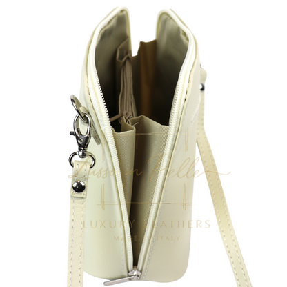 Ella Small Leather Crossbody Bag - Elegant Women's Handbag