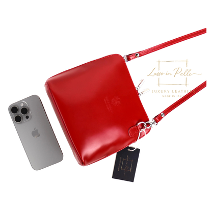 Ella Small Leather Crossbody Bag - Elegant Women's Handbag