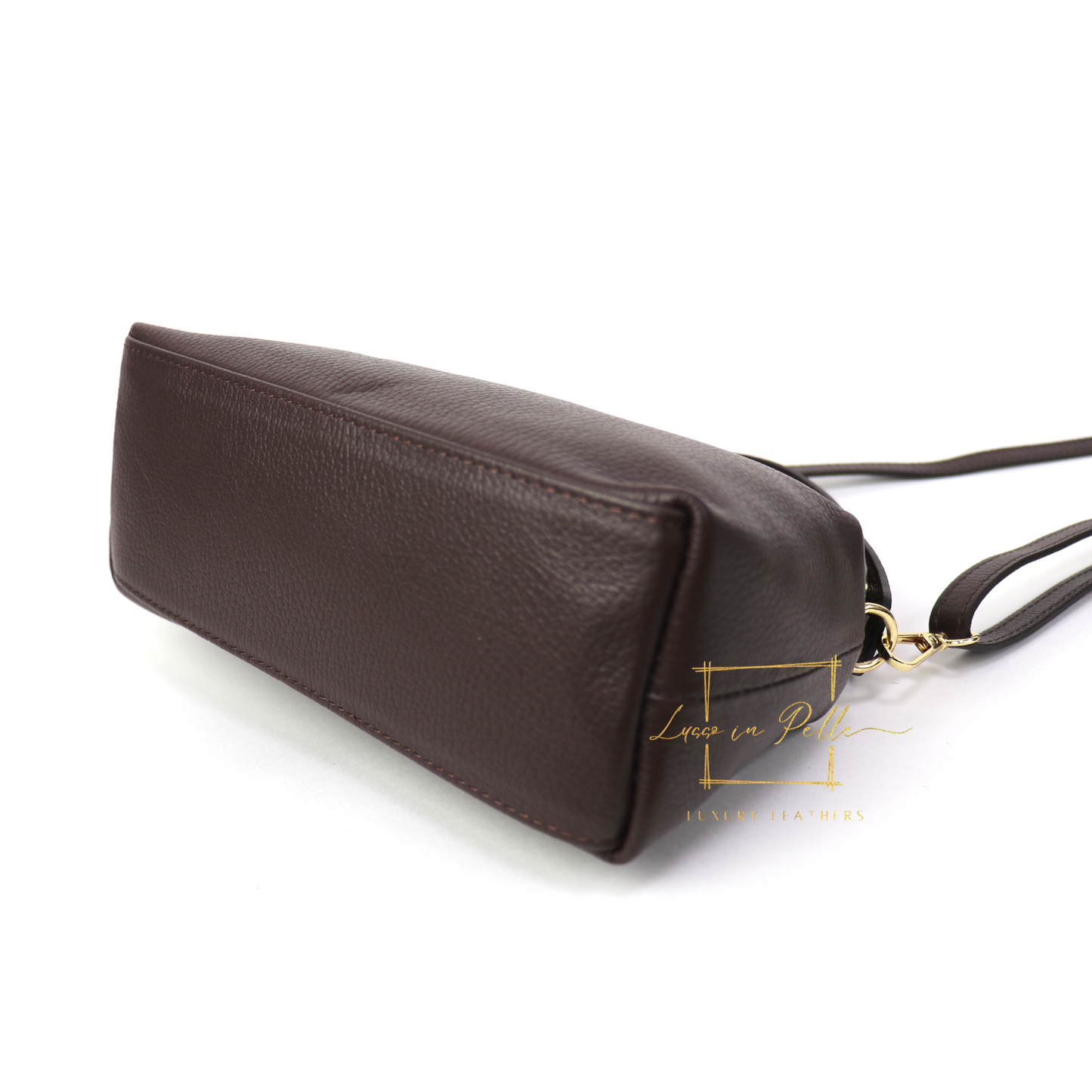Top Handle Crossbody Leather Bad with Adjustable Detachable Straps
