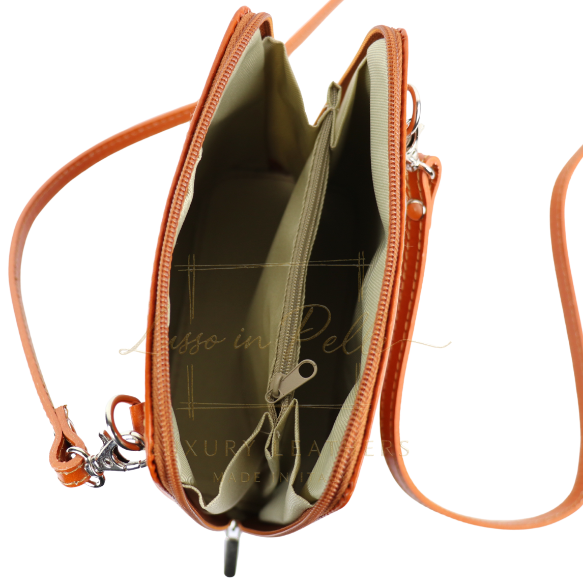 Ella Small Leather Crossbody Bag - Elegant Women's Handbag