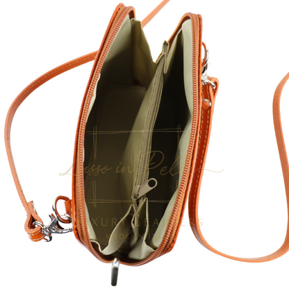 Ella Small Leather Crossbody Bag - Elegant Women's Handbag
