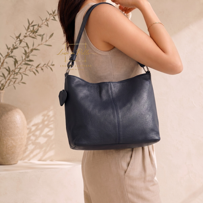Luna Italian Leather Shoulder & Crossbody Bag