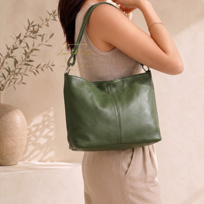 Luna Italian Leather Shoulder & Crossbody Bag