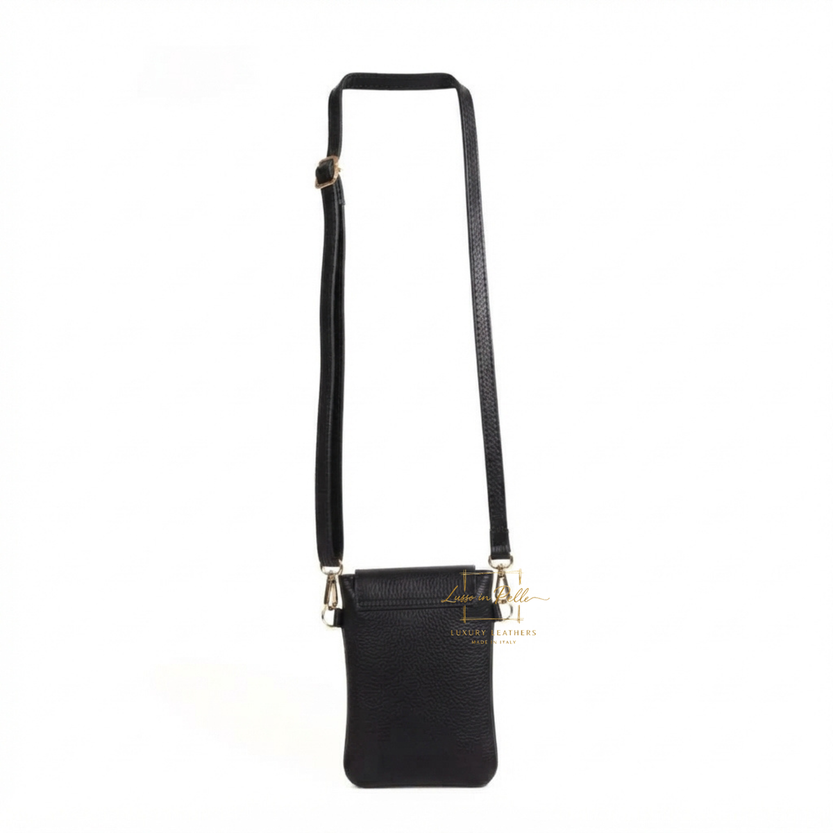 Genuine Leather Compact Phone Crossbody Bag