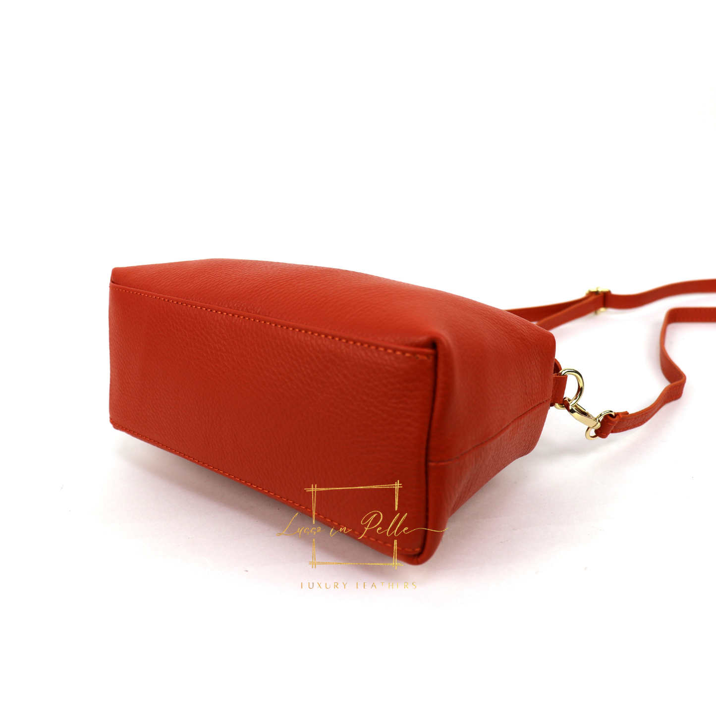 Top Handle Crossbody Leather Bad with Adjustable Detachable Straps